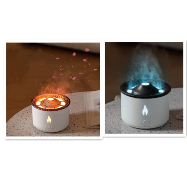 New Two-color Spray Ring Volcano Humidifier - Image 7
