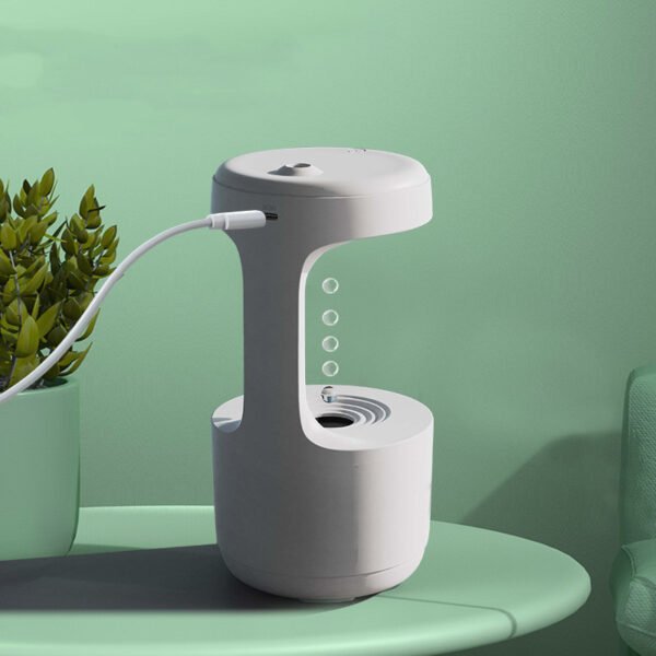 Bedroom Anti-Gravity Humidifier With Clock - Image 10