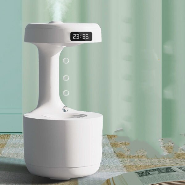 Bedroom Anti-Gravity Humidifier With Clock - Image 3