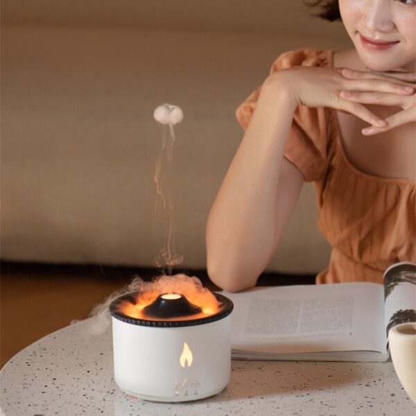 New Two-color Spray Ring Volcano Humidifier - Image 6